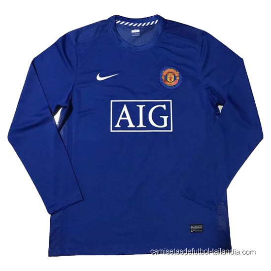 2ª Camiseta Manchester United Manga Larga Retro 2007-2008 - Haga un click en la imagen para cerrar